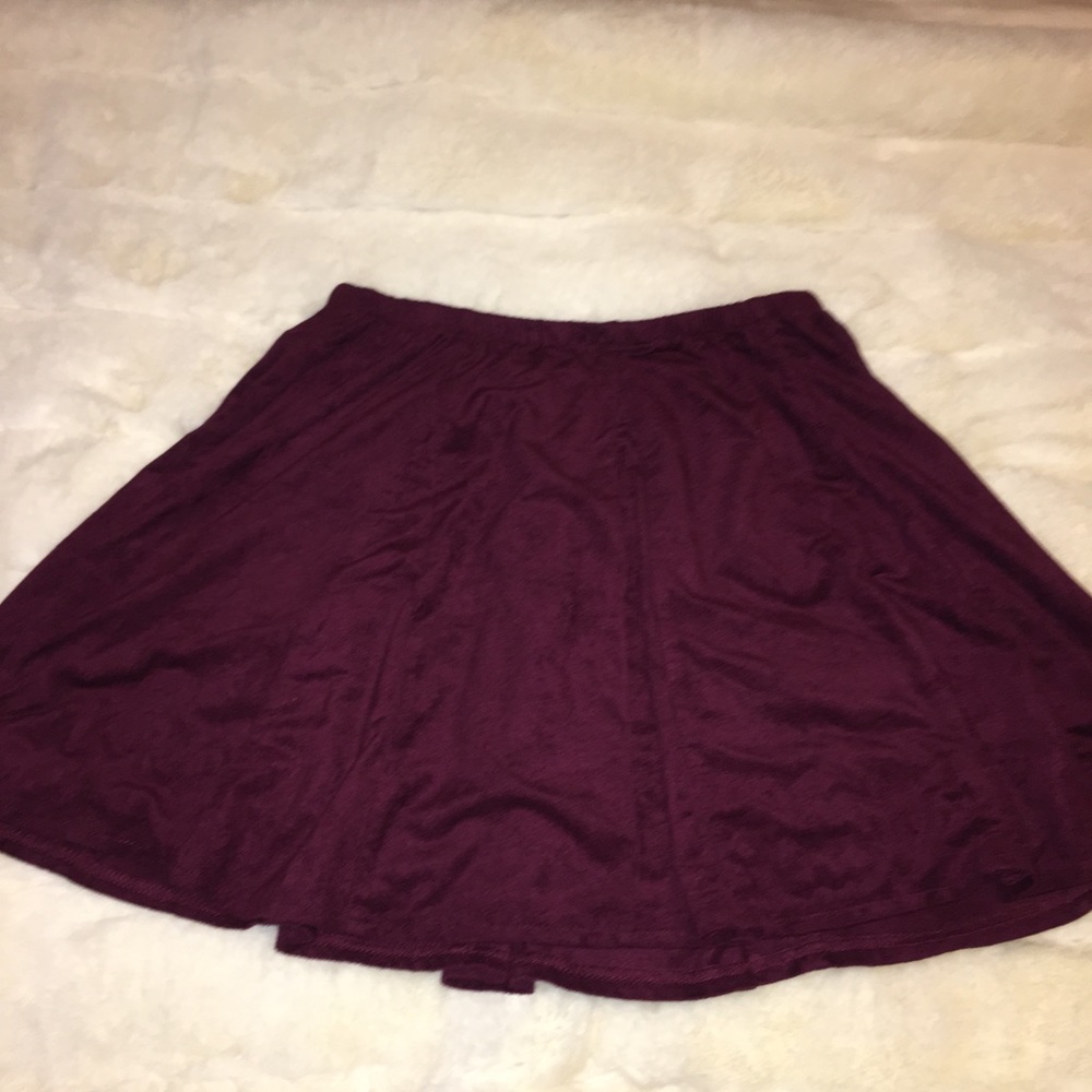 Maroon Brady Melville skirt